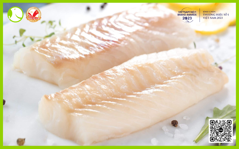 Cá tuyết Nauy filet không da