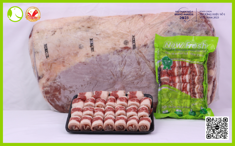 Ba Chỉ Bò Mỹ Nguyên Khối