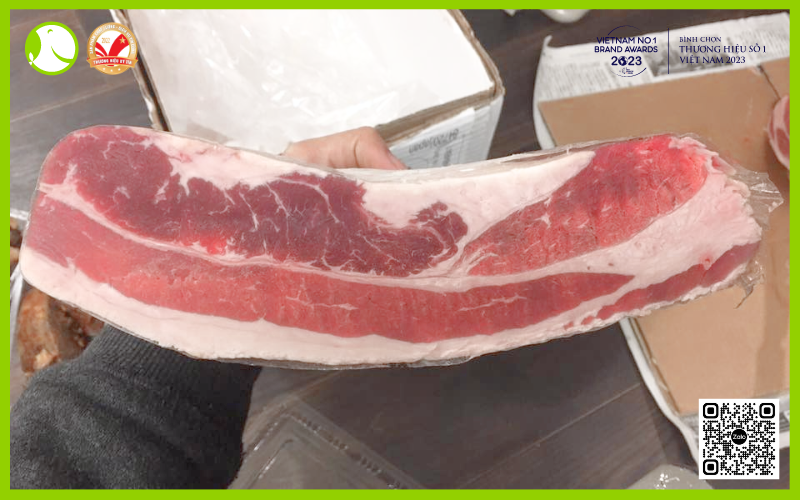 Ba Chỉ Bò Mỹ Nguyên Khối