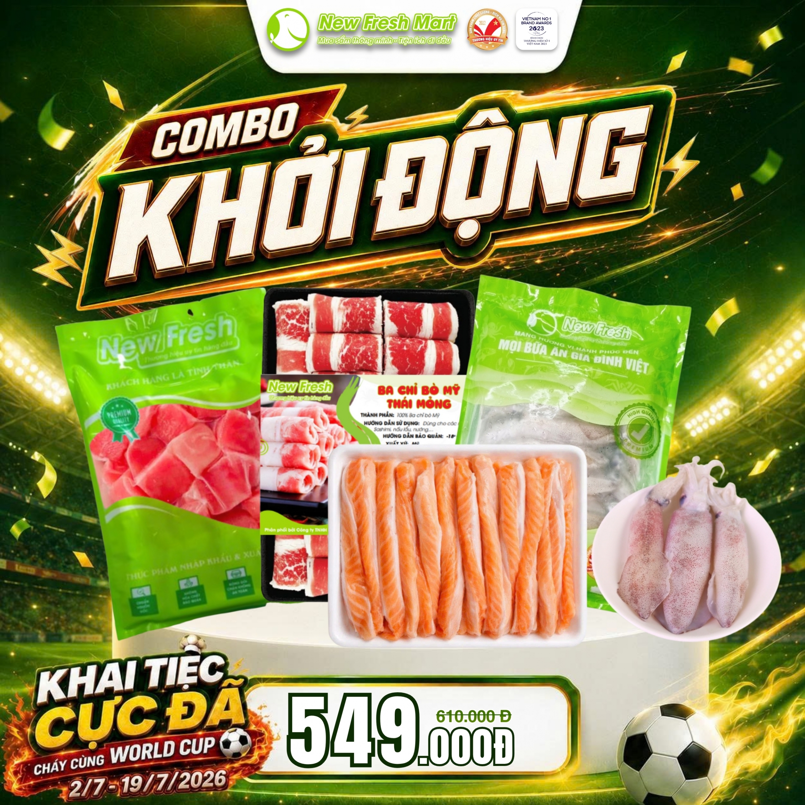 COMBO KHỞI ĐỘNG