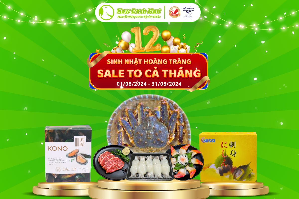 Tháng 8 - tháng sinh nhật sale to cả tháng