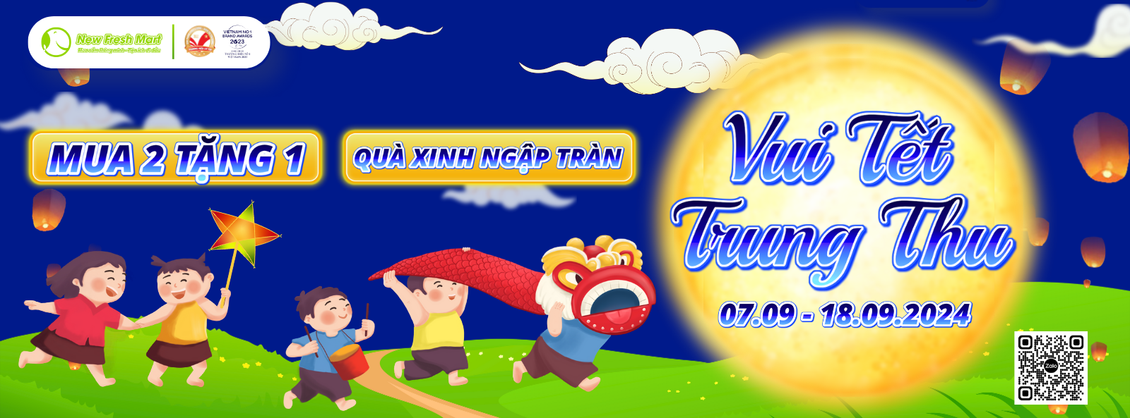 Trung thu mua 2 tặng 1 - tặng lồng đèn cho bé Trung thu mua 2 tặng 1 - tặng lồng đèn cho bé