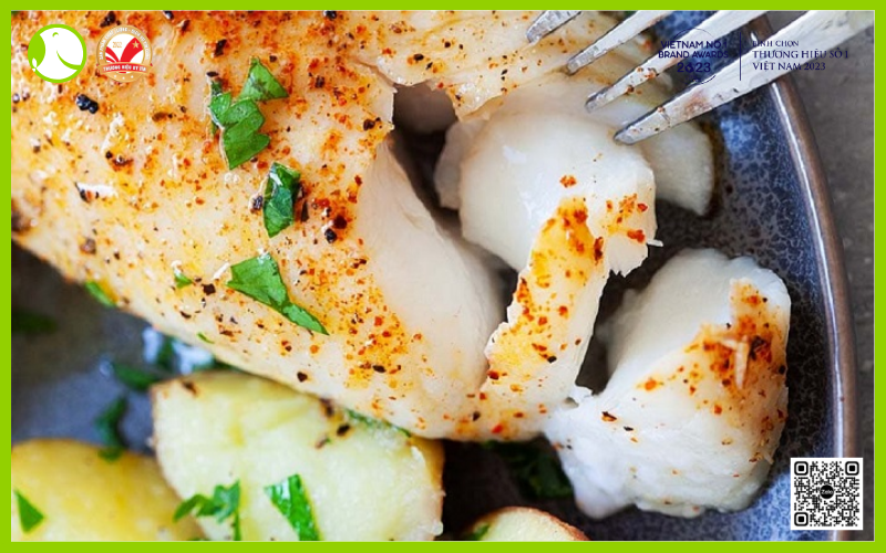 cá Tuyết sốt bơ tỏi