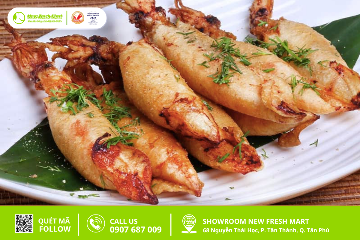 mực trứng chiên mực trứng chiên