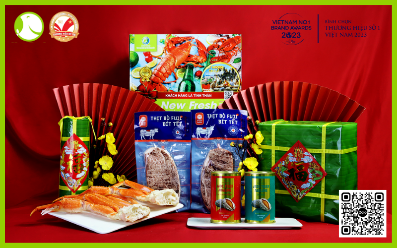 Set quà tết New Fresh 2024 - set quà đại cát