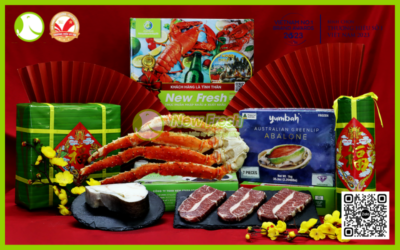 Set quà tết New Fresh 2024 - set quà sum vầy