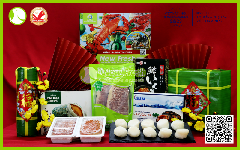 Set quà tết New Fresh 2024 - set quà hưng thịnh