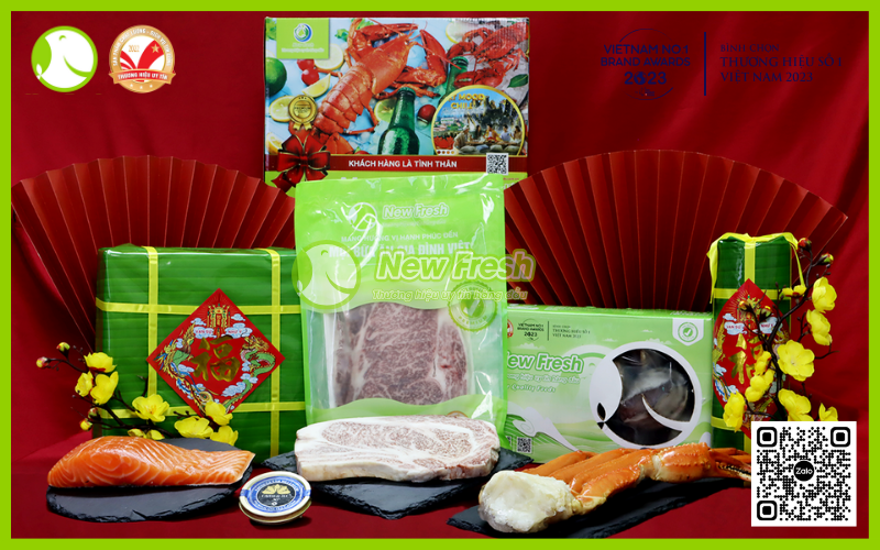 Set quà tết New Fresh 2024 - set quà hưng thịnh