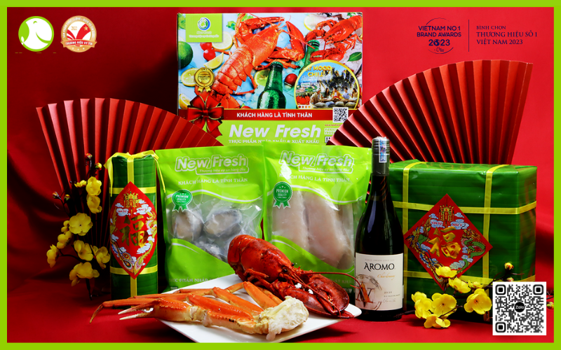 Set quà tết New Fresh 2024 - set quà sum vầy