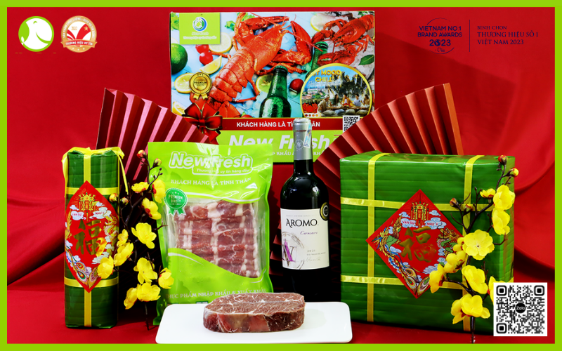 Set quà tết New Fresh 2024 - set quà sum vầy