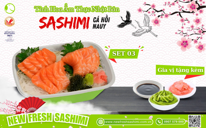 NEW FRESH SASHIMI CÁ HỒI 03