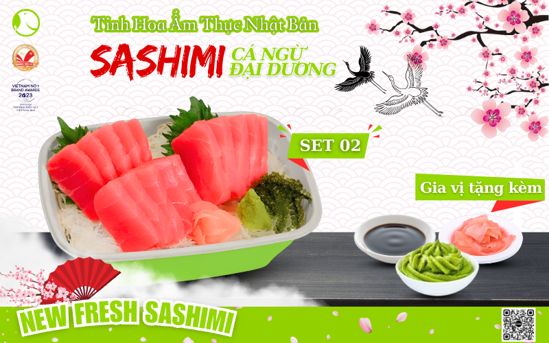 Set sashimi cá ngừ đại dương 02