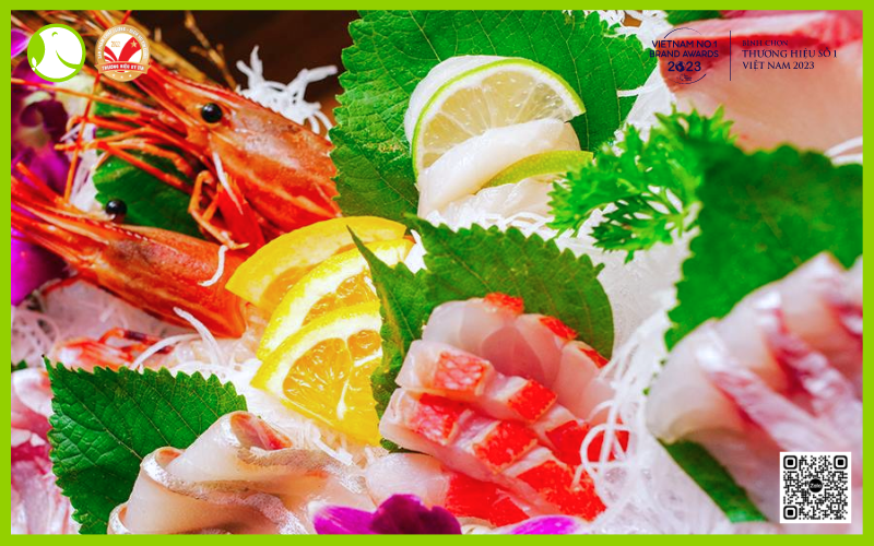 Sashimi món ăn đa dạng các nguyên liệu Sashimi món ăn đa dạng các nguyên liệu