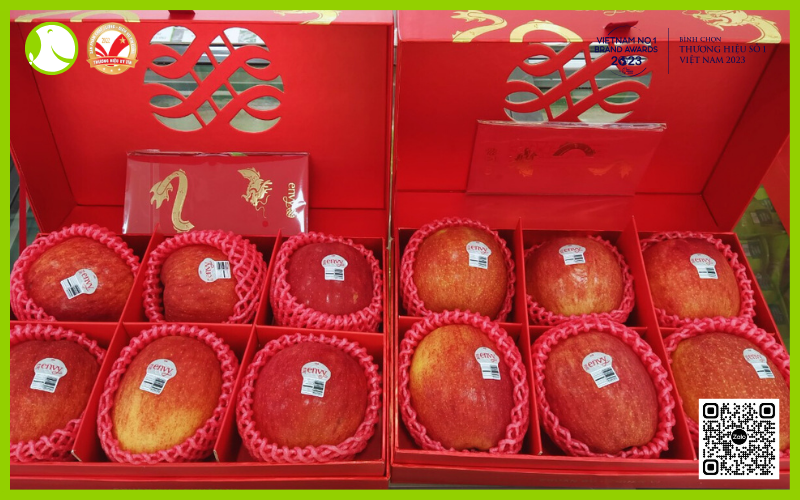 Hộp quà táo tết rồng vàng Envy Hộp quà táo tết rồng vàng Envy