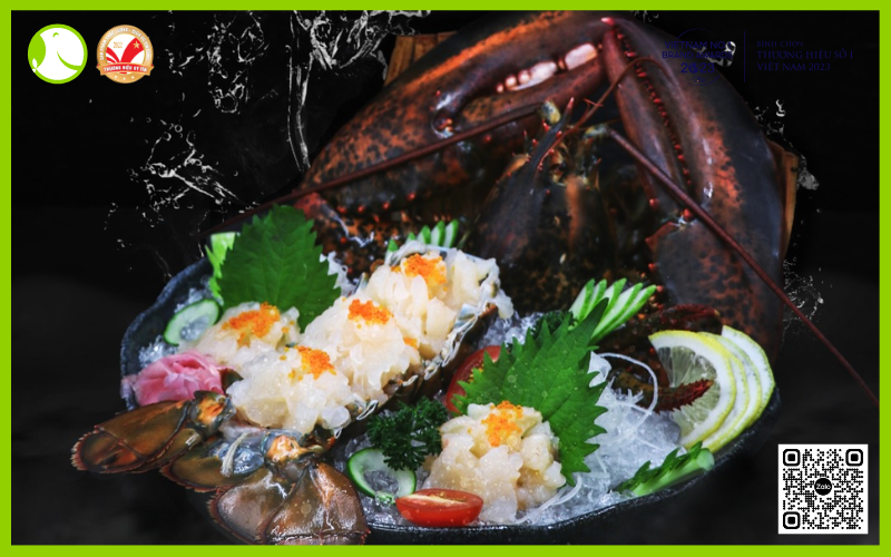 sashimi tôm hùm canada sashimi tôm hùm canada