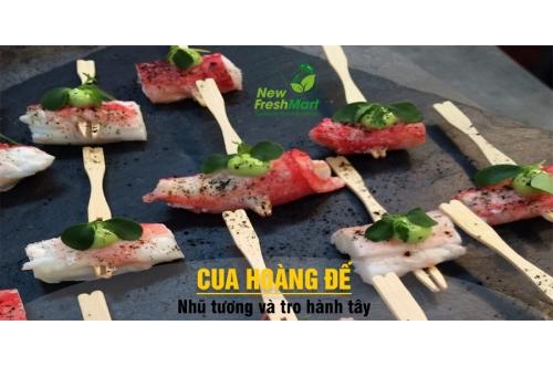 Cua Hoàng Đế Alaska, Nhũ Tương Và Tro Hành Tây