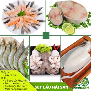 Set Lẩu Hải Sản 12 Set Lẩu Hải Sản 12