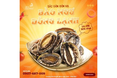 Sài Gòn Đón Hạ - Sale Sốc Bào Ngư Đông Lạnh - Giảm 30%