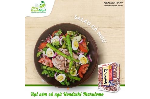 Công Thức Nấu Món Salad Cá Ngừ Với Hạt Nêm Hondashi Marutomo