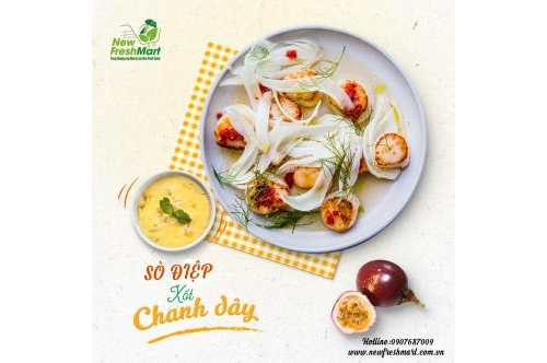 Công Thức Sò Điệp Nhật Sốt Chanh Dây Ngon Như Nhà Hàng