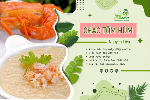 Tôm Hùm Xanh - Cháo Dinh Dưỡng Dành Cho Bé