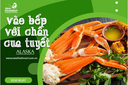 Vào Bếp Với Món Chân Cua Tuyết Chấm Muối Tiêu Chanh