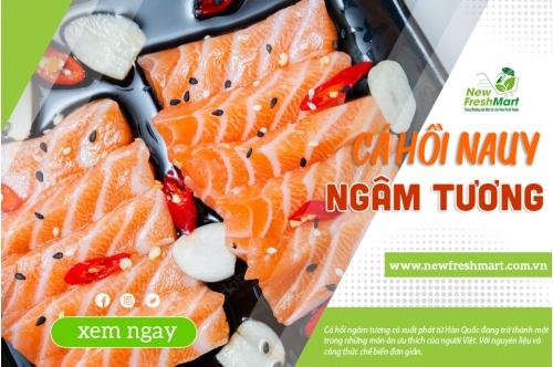 Cá Hồi Nauy Ngâm Tương Chuẩn Hàn Quốc