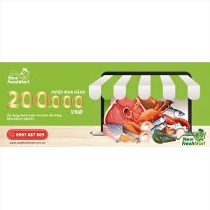 Phiếu Mua Hàng New Fresh 200K Phiếu Mua Hàng New Fresh 200K