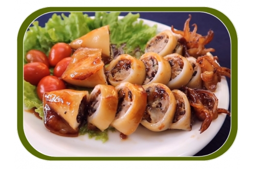 Mực Ống Nhồi Thịt Chiên Đậm Đà Gây Nghiện 