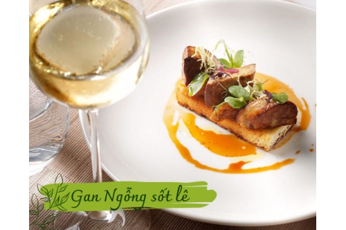 Gan Ngỗng Sốt Lê Món Ăn  Tinh Tế Của Pháp