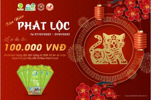 New Fresh Foods Lì Xì Đầu Năm