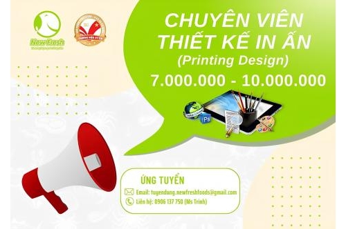 Tuyển Dụng Chuyên Viên Thiết Kế In Ấn ( Printing Design ) Tuyển Dụng Chuyên Viên Thiết Kế In Ấn ( Printing Design )