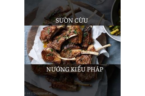 Sườn Cừu Nướng Kiểu Pháp