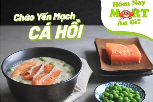 Cách Nấu Cháo Yến Mạch Cá Hồi