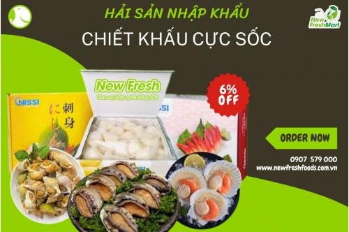Hải Sản Nhập Khẩu Chiết Khấu Hấp Dẫn