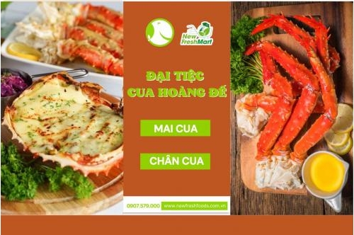 Đại Tiệc Hoanh Tráng Chỉ Với 1 Con Cua Hoàng Đế