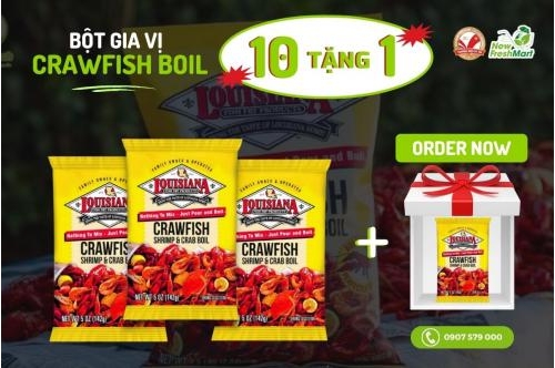 Săn Deal Khuấy Đảo Với Bột Gia Vị Crawfish Boil