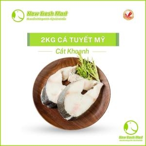 2Kg Cá Tuyết Mỹ Cắt Khoanh 2Kg Cá Tuyết Mỹ Cắt Khoanh