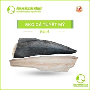 5Kg Cá Tuyết Mỹ Alaska Fillet