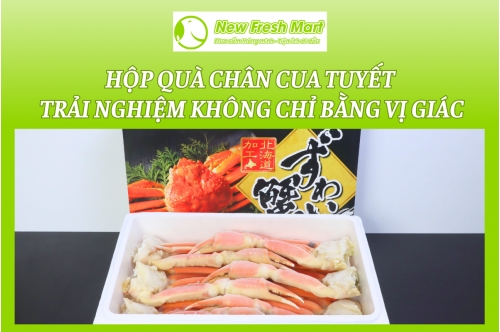 Hộp Quà Chân Cua Tuyết - Trải Nghiệm Ẩm Thực Không Chỉ Bằng Vị Giác Hộp Quà Chân Cua Tuyết - Trải Nghiệm Ẩm Thực Không Chỉ Bằng Vị Giác