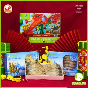 Set Quà 3 Hộp Tôm Sú Sinh Thái Nguyên Con