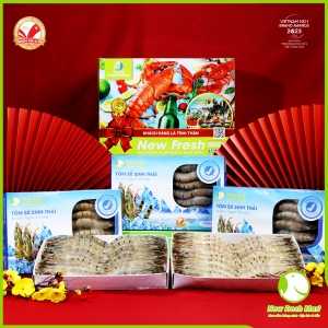 Set Quà 5 Hộp Tôm Sú Sinh Thái Nguyên Con