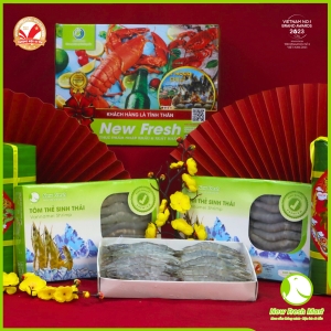 Set Quà 3 Hộp Tôm Thẻ Sinh Thái Nguyên Con