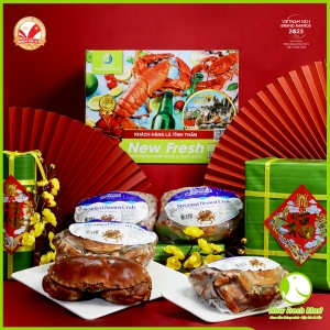 Set Quà Cua Nâu Nauy Đông Lạnh 5 Con