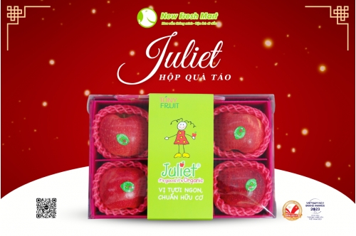Hôp Quà Táo Juliet Organic - Thức Quả Chất Chứa Lòng Thành Hôp Quà Táo Juliet Organic - Thức Quả Chất Chứa Lòng Thành