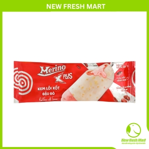 Kem Merino X Plus Đậu Đỏ Lõi Sốt 60G Kem Merino X Plus Đậu Đỏ Lõi Sốt 60G