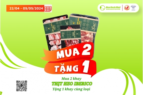 Thịt Heo Iberico - Mua 2 Tặng 1, Chốt Đơn Liền Tay