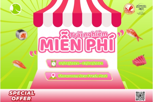 Miễn Phí Trải Nghiệm Ẩm Thực Nhật