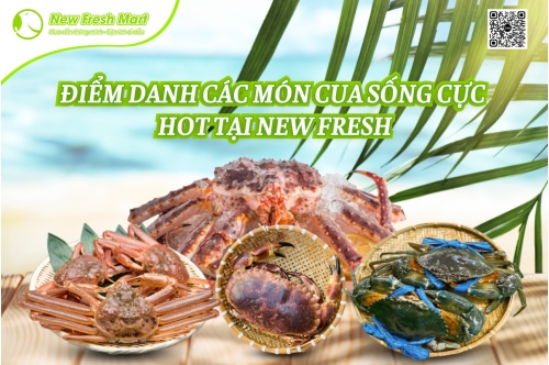 Điểm Danh Các Món Cua Sống Cực Hot Tại New Fresh Điểm Danh Các Món Cua Sống Cực Hot Tại New Fresh