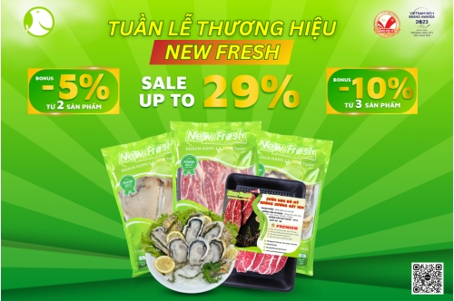 Tuần Lễ Vàng Thương Hiệu New Fresh